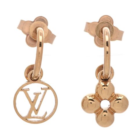 louis vuitton chain earrings|louis vuitton earrings blooming.